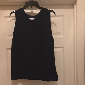 Women's Sleeveless Black Top